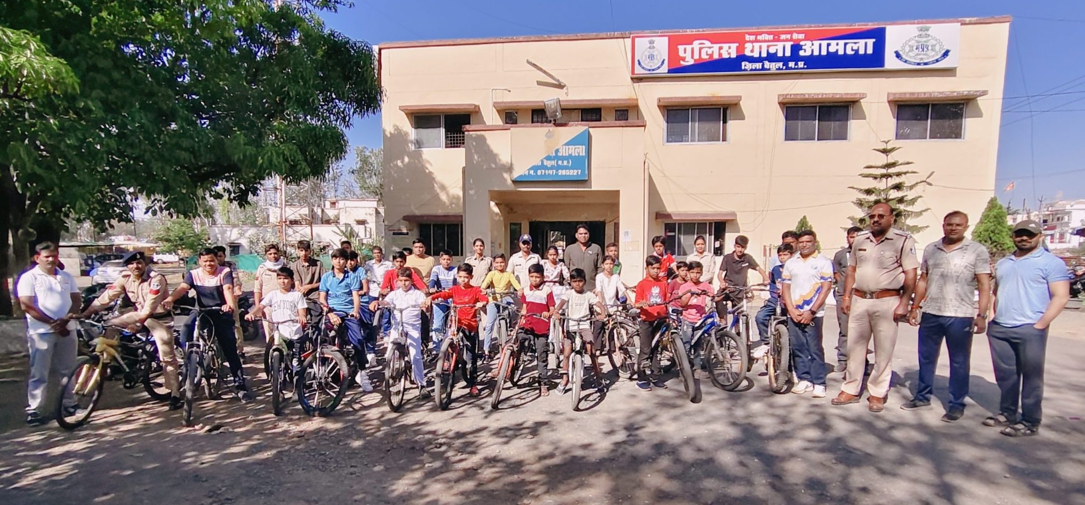 लौह पुरुष सरदार पटेल की 150वीं जयंती पर ‘रन फॉर यूनिटी’ के तहत पुलिस की भव्य साईकिल रैली