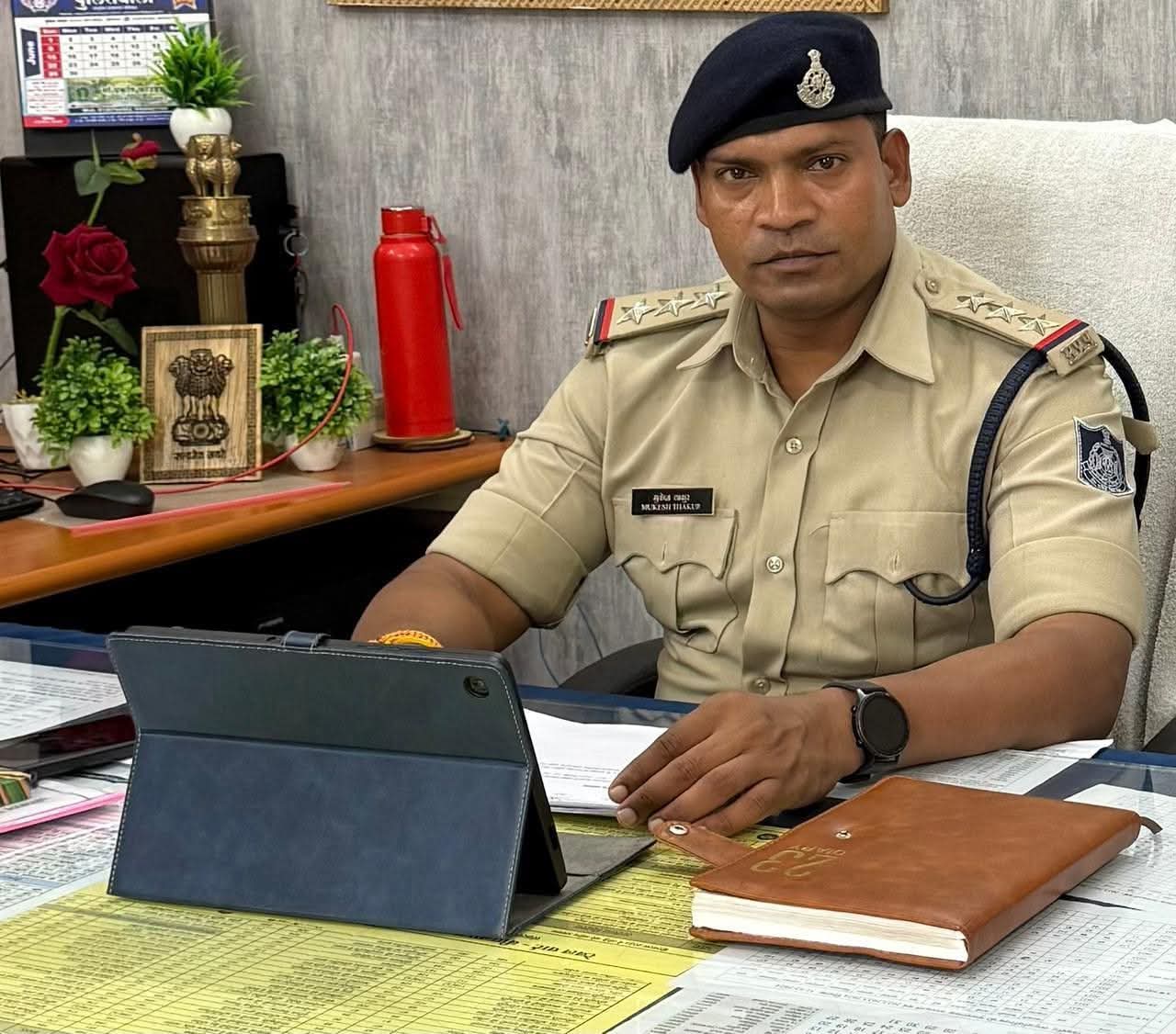 आमला थाना की कमान पुनः मुकेश ठाकुर के हाथों में, क्षेत्र में हर्ष का माहौल