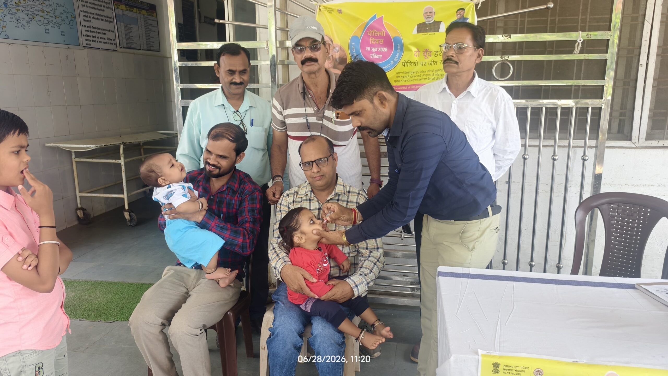 नगर पालिका अध्यक्ष नितिन गाडरे ने पल्स पोलियो अभियान का किया शुभारंभ