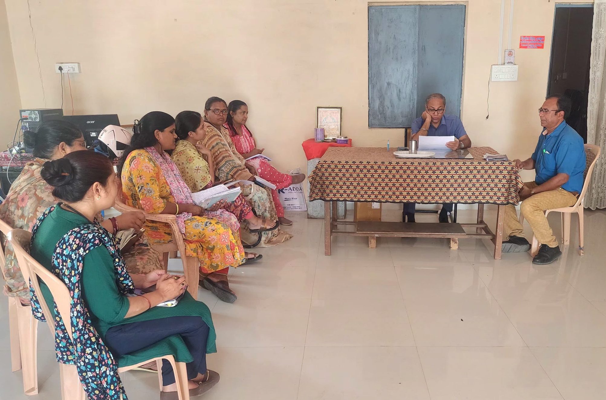 जनकल्याण शिविर की तैयारी हेतु महिला एवम् बाल विकास की समीक्षा बैठक